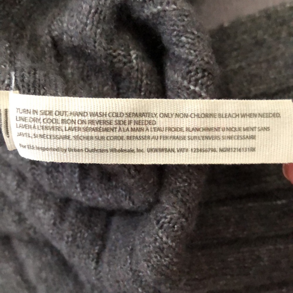 Free People Around the World Henley Sweater Gray S - Picture 9 of 11